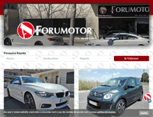 Tablet Screenshot of forumotor.pt